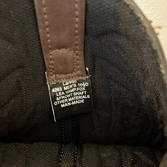 Laredo Men's Western Boot with Gaucho Cowhide - Picture 8 of 8